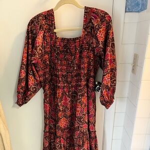 Summersalt smocked midi dress.  XXL.